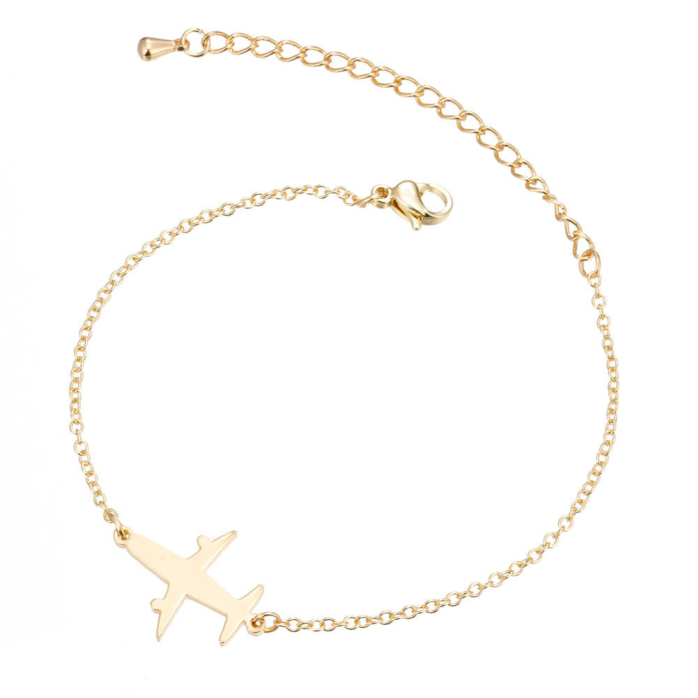 Simple Airplane Design Pendant
