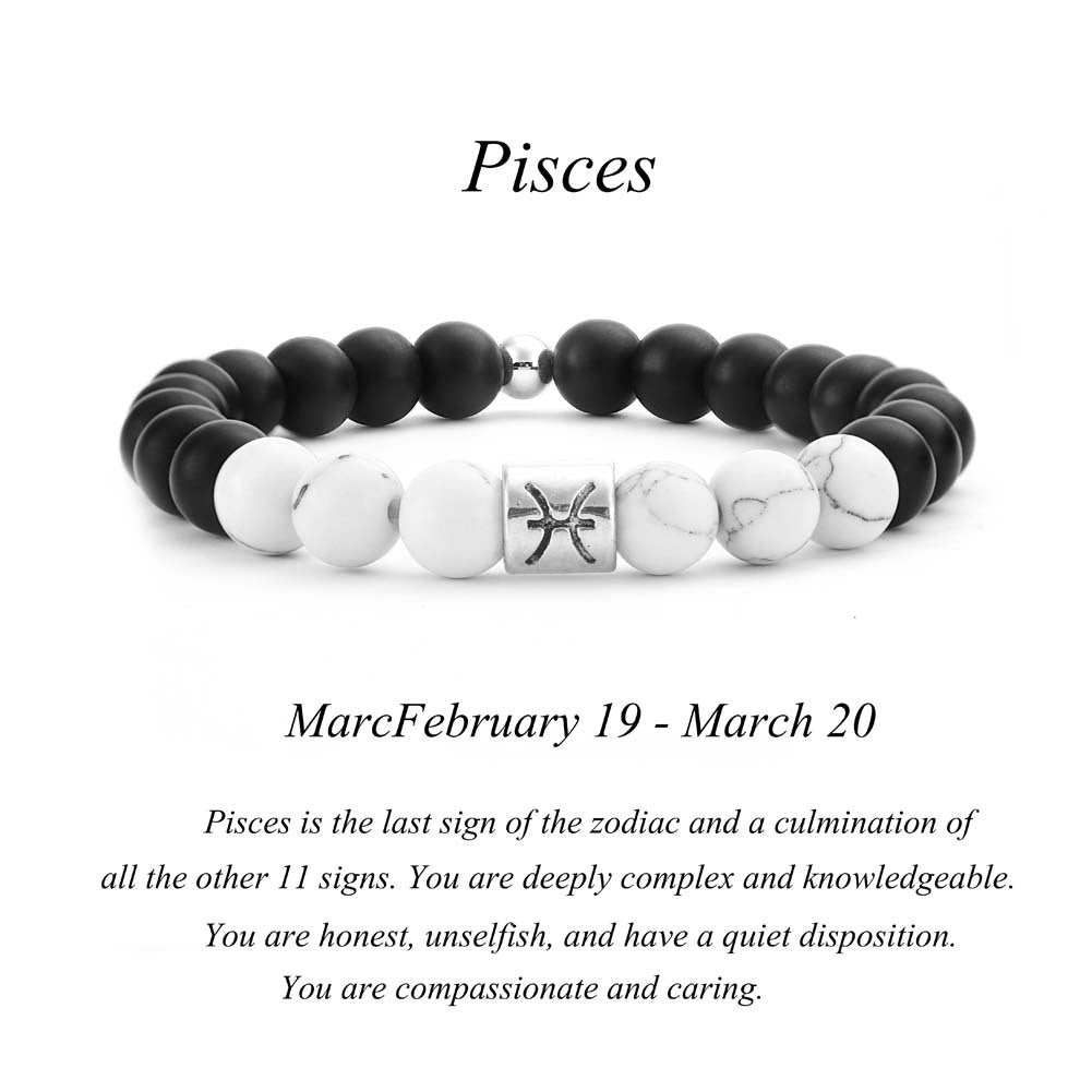 Frosted Black Agate White