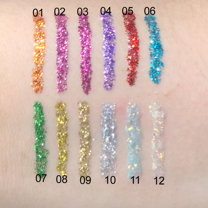 Color Eyeliner Glitter Pencil