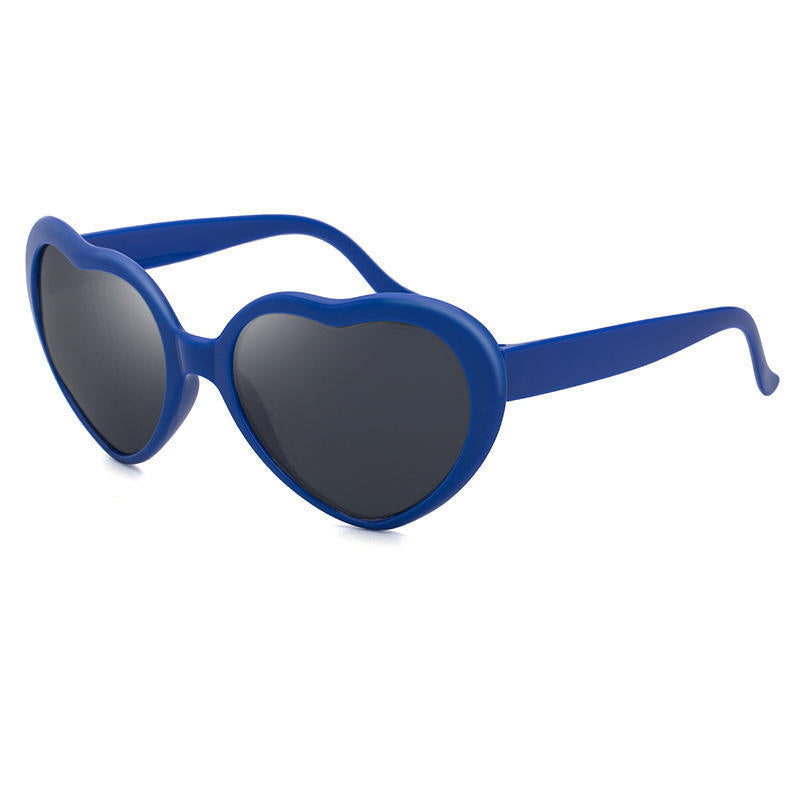 Heart Shape Special Effects Sun Glasses