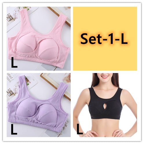 Sleep Tops No Buckles Non Wire Lingerie With Removable Padded
