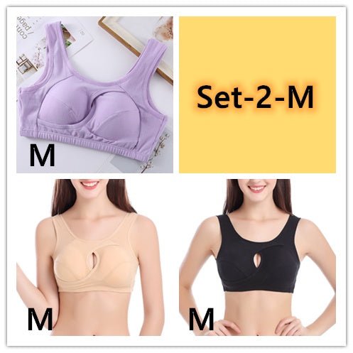 Sleep Tops No Buckles Non Wire Lingerie With Removable Padded