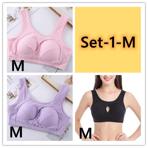 Sleep Tops No Buckles Non Wire Lingerie With Removable Padded