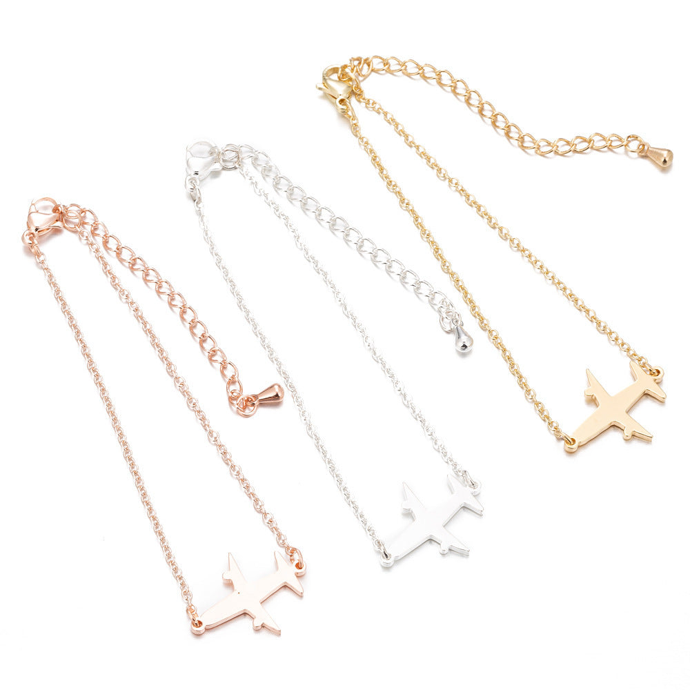 Simple Airplane Design Pendant