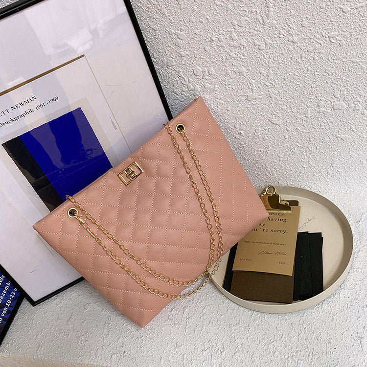 Women's Lingge Shopping Shoulder Bag