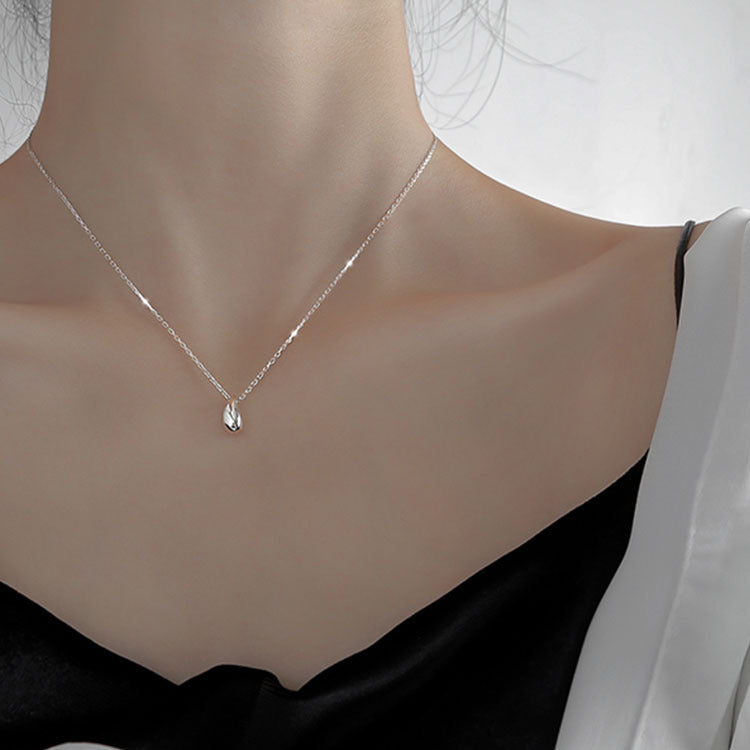 Water Drop Titanium Steel Necklace