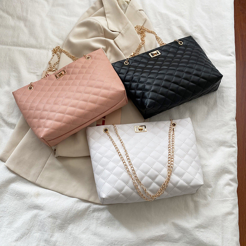 Women's Lingge Shopping Shoulder Bag