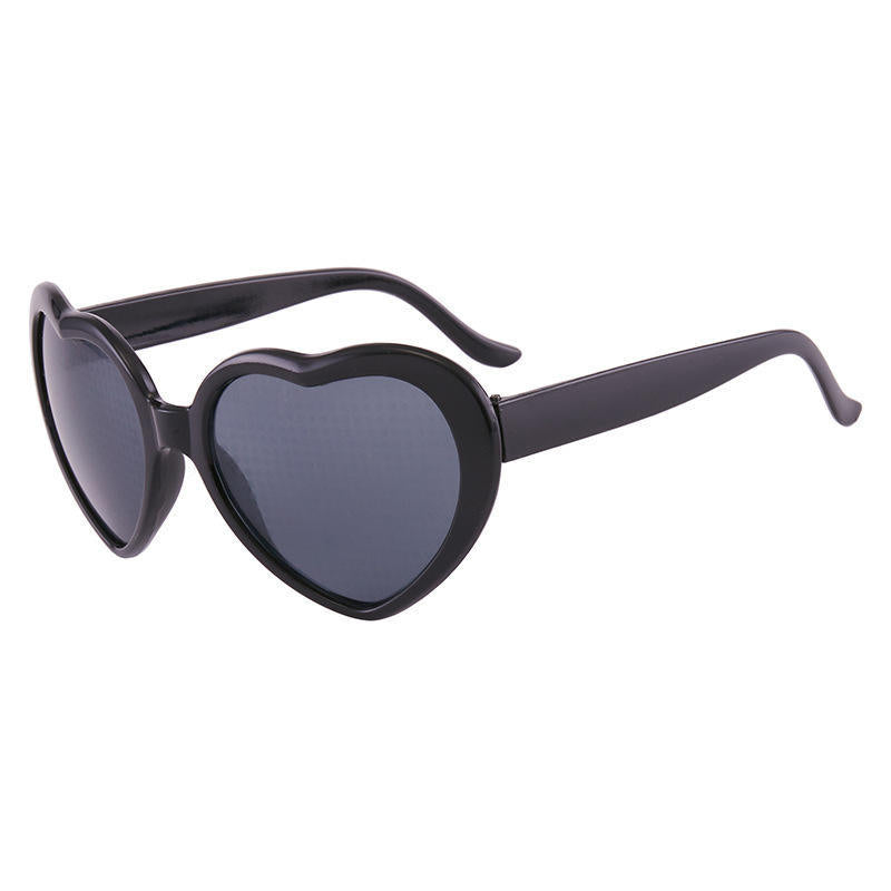 Heart Shape Special Effects Sun Glasses