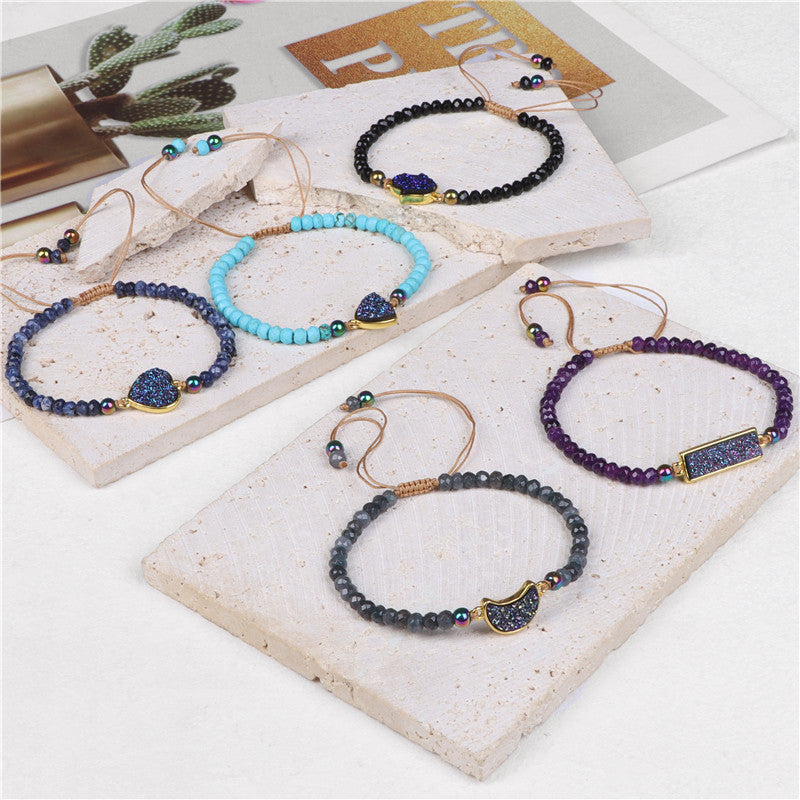 Natural Stone Woven Bracelet