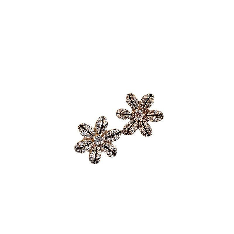Drip Glazed Earrings Petals