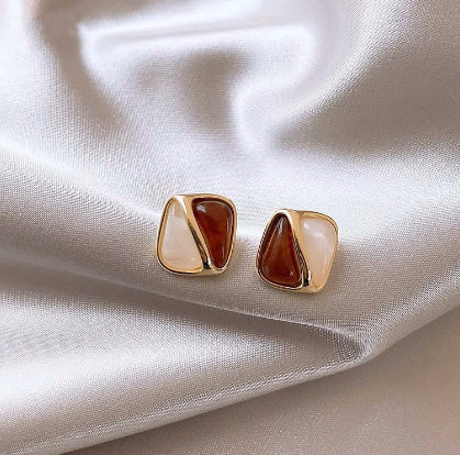 Needle Rhinestone Earrings