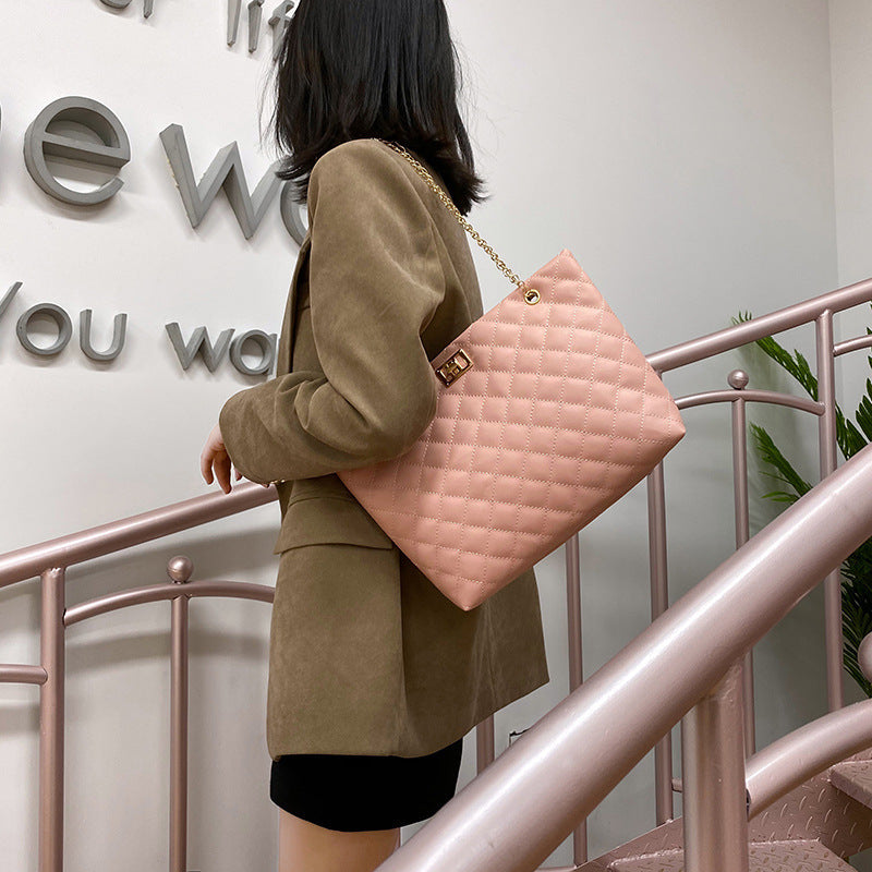 Women's Lingge Shopping Shoulder Bag
