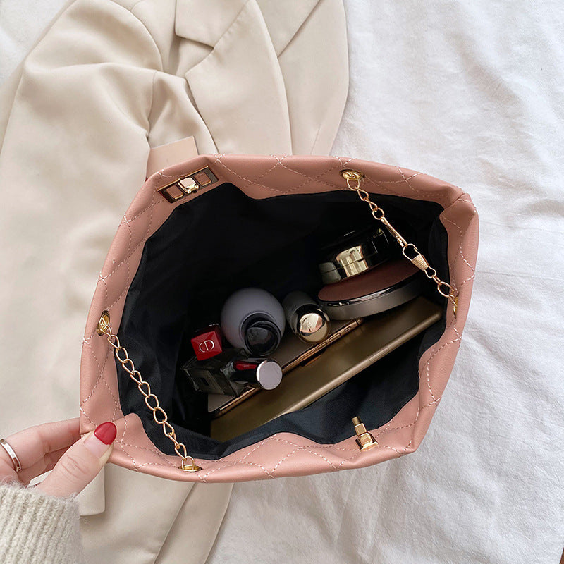 Women's Lingge Shopping Shoulder Bag