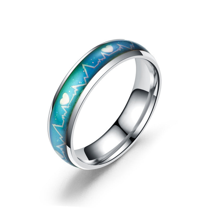 Titanium Steel Temperature Change Ring