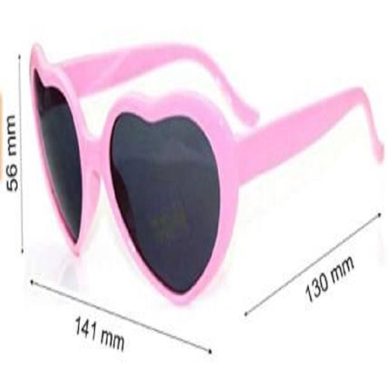 Heart Shape Special Effects Sun Glasses