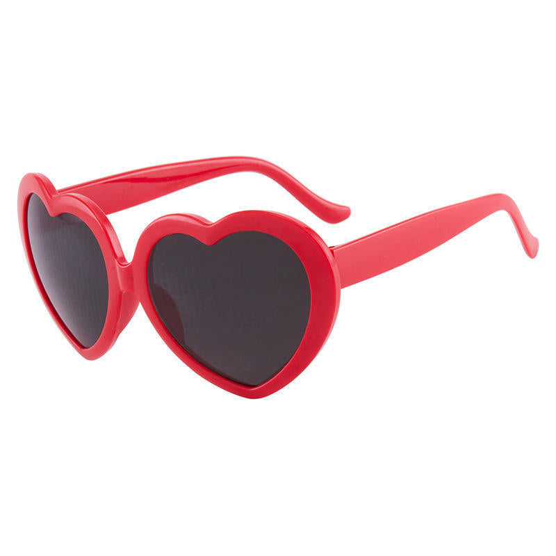 Heart Shape Special Effects Sun Glasses