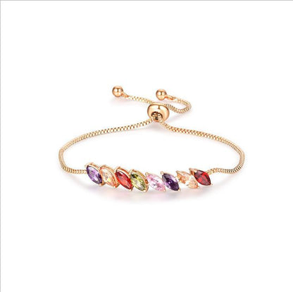Boho Rainbow Tennis Bracelets