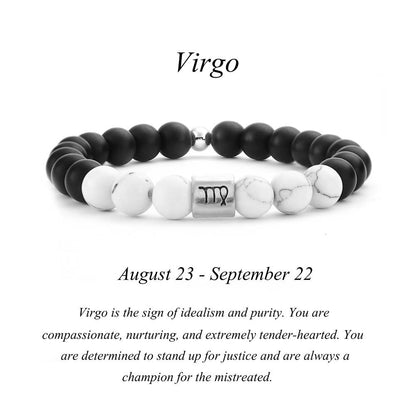 Frosted Black Agate White