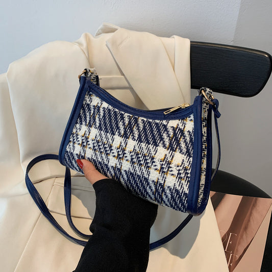 Oil Painting One-shoulder Underarm Crossbody Bag