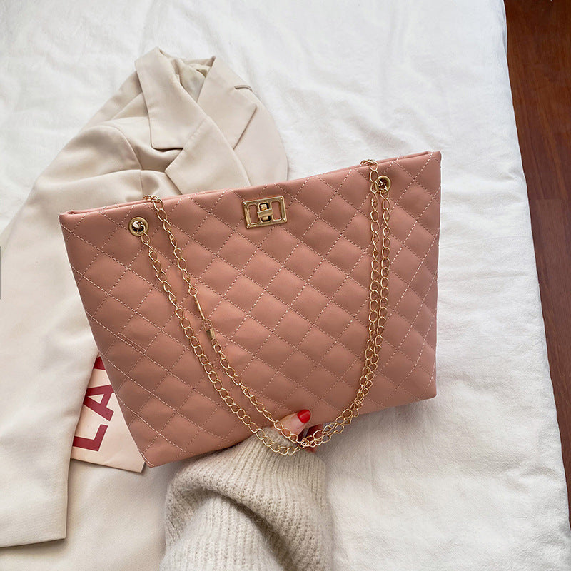 Women's Lingge Shopping Shoulder Bag