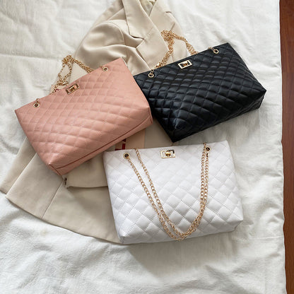 Women's Lingge Shopping Shoulder Bag