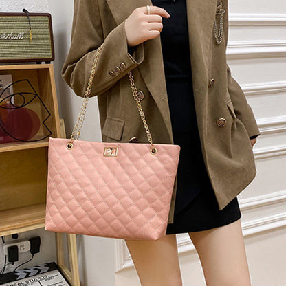 Women's Lingge Shopping Shoulder Bag