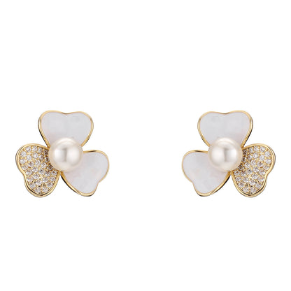 Needle Rhinestone Earrings