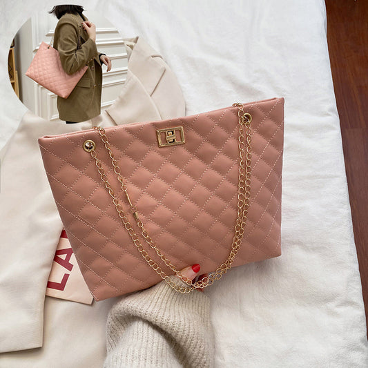 Women's Lingge Shopping Shoulder Bag