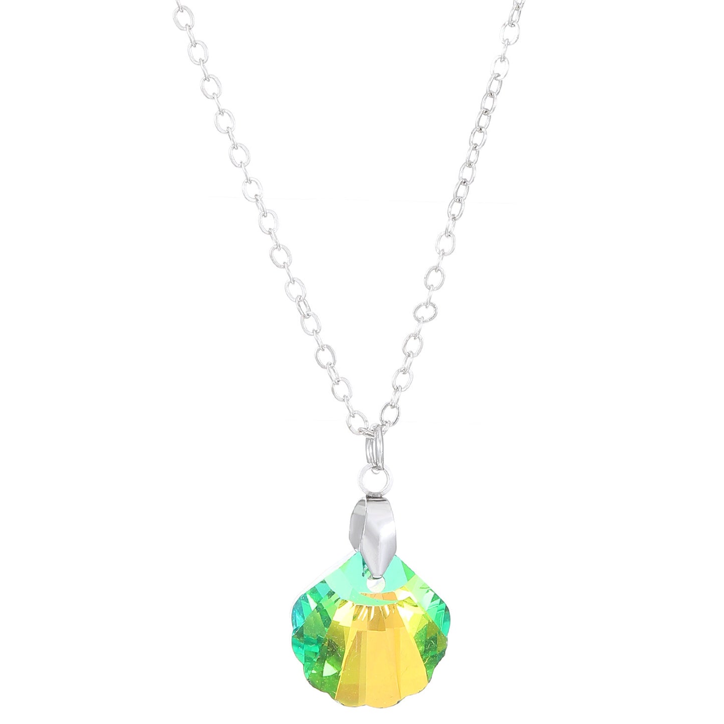 Blue HAILANG Sun Water Drop Pendant Necklace For Women